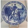 Image 1 : Royal Sphinx Blue Delft Plate of Dutch Couple #1042310