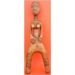 African Antique Slingshot, Baule Female #1042334