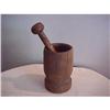 Image 1 : Mortar & Pestle, wood base #1042611