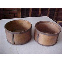 Grain Measures (2) 9" Diam. Metal Bands #1042642