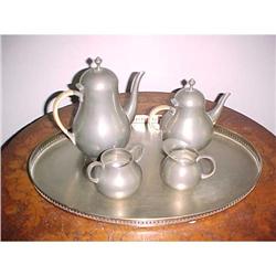 5 Pc. Coffee/Tea Set--Pewter #1042702