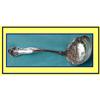 Image 1 : NOUVEAU ST SILVER CARNATION GRAVY LADLE 19C #1042820