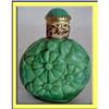 Image 1 : CZECH JADE GLASS PERFUME BOTTLE w LABLE #1042855