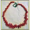 Image 1 : NATURAL SEA CORAL NECKLACE - EARLY 20C #1042865