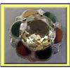 Image 1 : SCOTTISH SILVER HARDSTONE BROOCH VICTORIAN #1042867