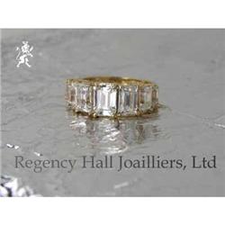 RHJ Octagon Cut cubic zirconium Stone Ring #1051040