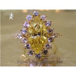 RHJ Marquise Canary  Cubic Zirconium Ring #1051047