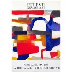 Esteve   Aquarelles, 1956 #1051120