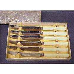 Box of Sheffield LUNCHEON KNIVES #1051353