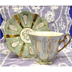 40's Fine China Cup & Saucer LUSTER #1051357