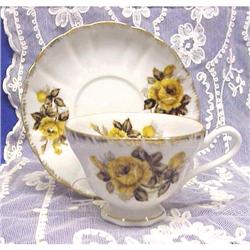 Lovely Cup & Saucer Hand Painted #1051359