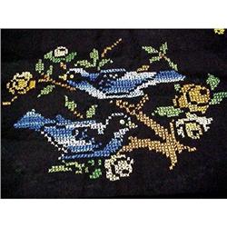 BLUE BIRDS Needlework RUNNER  #1051360