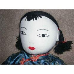 Chinese Cloth doll  15 inches tall #1051378