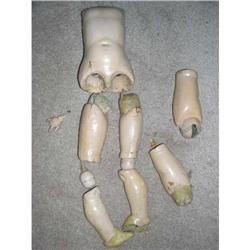 Composition ball jointed body parts for bisque #1051398