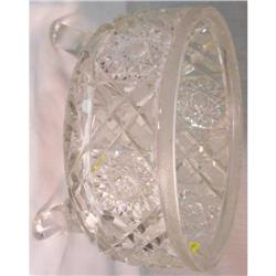 CUT GLASS BOWL WITH THREE LEGS #1051450