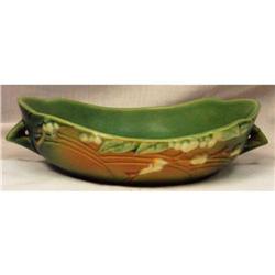 ROSEVILLE SNOWBERRY CONSOLE BOWL #1051452