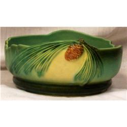 ROSEVILLE PINECONE BOWL VASE #1051453