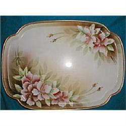 Noritake Nippon Morimura Floral Painted Tray: #1051470