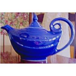 Vintage Hall Aladdin Shape Teapot in Royal Blue#1051474