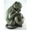 Image 1 : 19th C Faience Porcelain German Monkeys #1051484