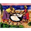 Image 1 : Isiah Nicholas, Island Painting, Baking Cassava#1051496