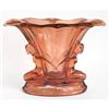 Image 1 : Deep Peach Art  Deco Style Flappers Vase #1051632