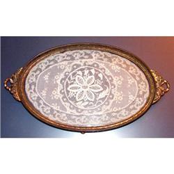 Apollo Gold Filigree and Lace Vanity Tray #1051911