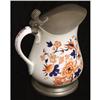Image 1 :  Limoges Porcelain & Pewter Lidded Jug #1051971