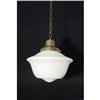 Milk glass light fixture  #1052168