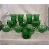Green Glass Dishes France #1052270