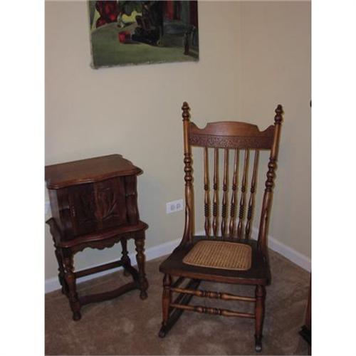 antique nursing rocking chair