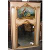 French Trumeau Mirror  Louis XV St. c.1940 #1059139