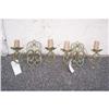 Pair of French wrought iron sconces #1059156