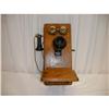 Image 1 : ANTIQUE WALL PHONE W/RADIO, EXCELLENT CONDITION#1059273