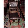 Image 1 : DUTCH 19TH C. TOOLED LEATHER DINING CHAIRS #1059351