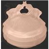 Pink BATTLING ELEPHANTS Satin Glass Dresser Jar#1059437