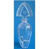 Etched Lead Crystal Cut Glass Perfume Bottle #1059486