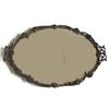 Image 1 : Apollo Floral Design Bronze Mirror Vanity Tray #1059504