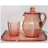 Image 1 : NMV Pink Depression Glass Guest Set #1059547