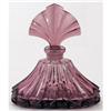 Amethyst Glass Czech Art Deco Perfume Bottle #1059560