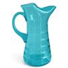 Image 1 : Blue West Virginia Glass Lemonade Pitcher #1059635