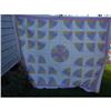 Image 1 : Hand Quilted Fan Quilt #1059708