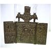 Image 1 : Triptych Russian bronze icon saints 1840s #1059751