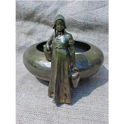 Bronze Figural Planter #1059765