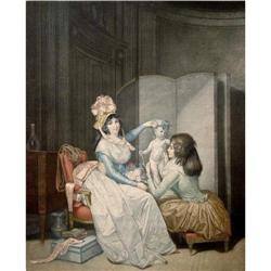  Color Engraving L'Amour Couronne a. L. Boilly #1059771