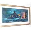 Image 1 : 1950's WW11 Destroyer Ship Painting  Bob Lavin #1059817