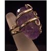 Image 1 : Designer Sterling Silver Amethyst ring Rough  #1059902