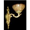 Image 1 : A pair of alabaster and bronze sconces #1059926