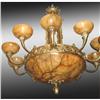 Ten tulips alabaster stone chandelier #1059937