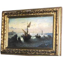 19th-century Nautical Painting #1059955